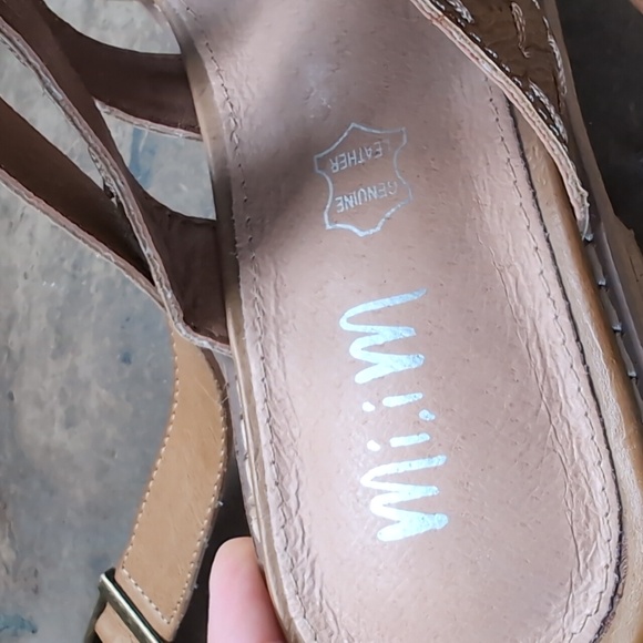 Miim Leather Mule Strappy Sandals - Picture 3 of 8